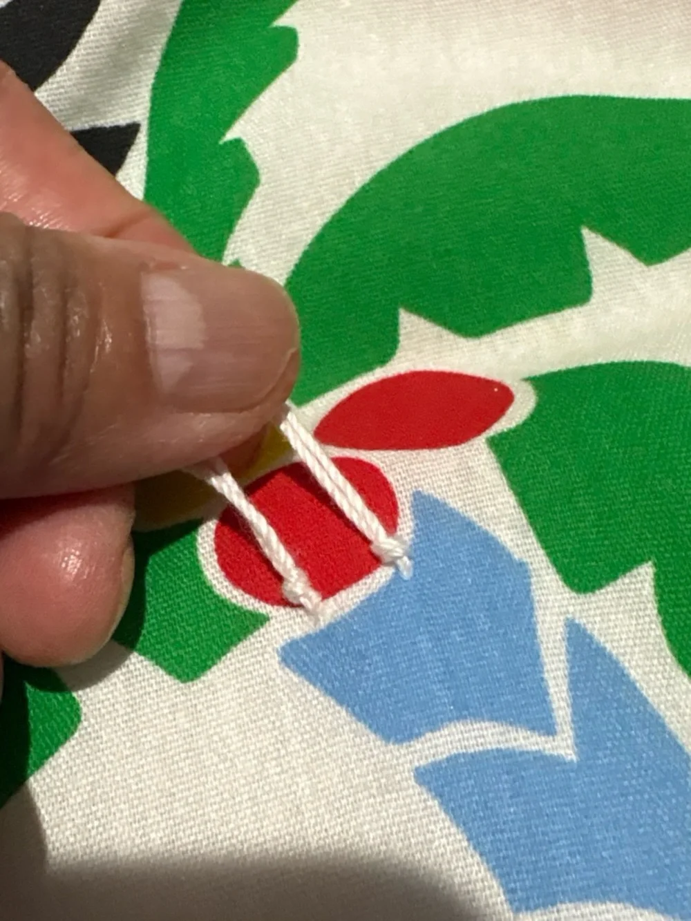 Handmade Kids Blanket jungle-themed quilt with cartoon animals and foliagel
